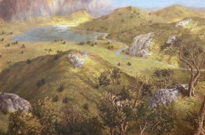 fine art landscape oil painting by Ed Wong-Ligda