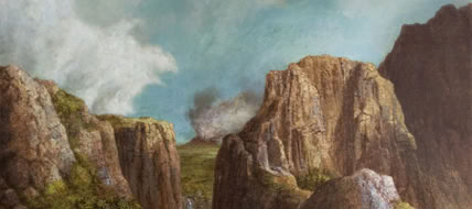 fine art landscape oil painting by Ed Wong-Ligda